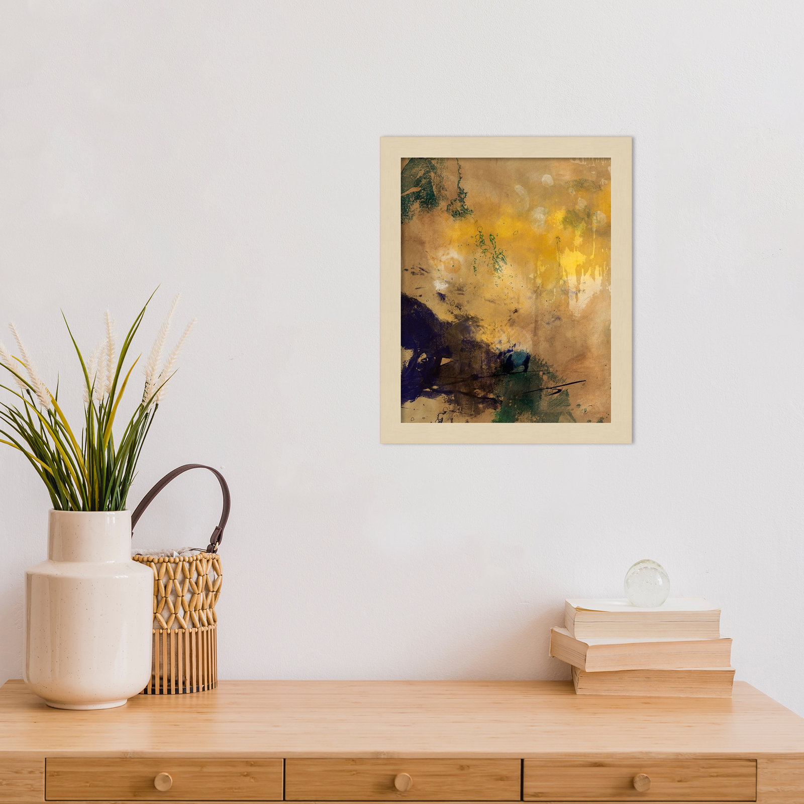 Flagler "Amber Haze II" Print, Brown, 13" H x 11" W