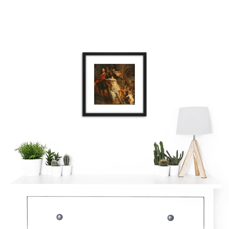 Bosschaert Mars Receives Weapons Venus Vulcan - Single Picture Frame Painting