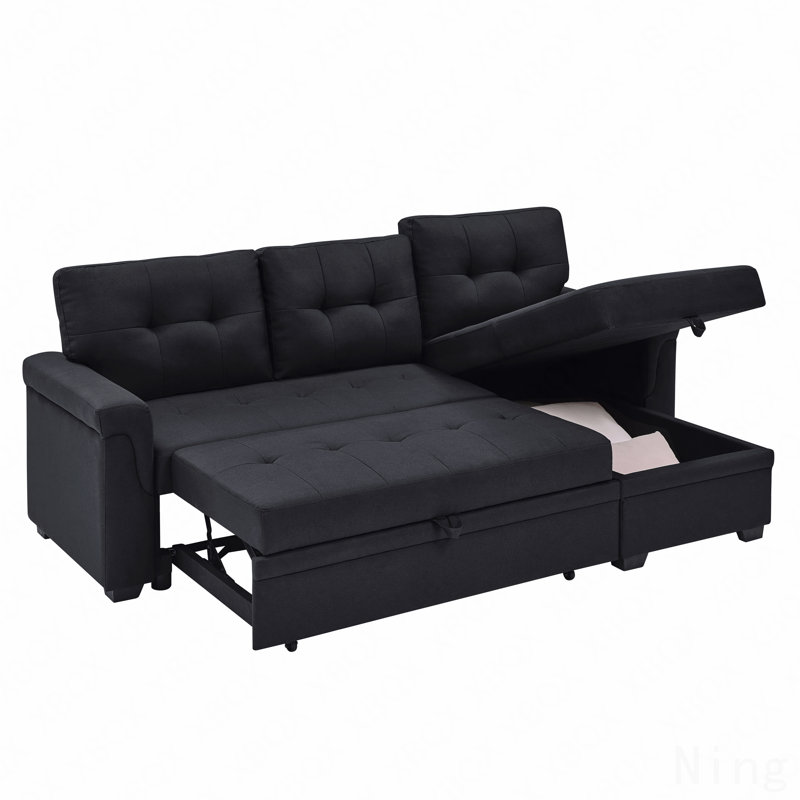 86'' Upholstered Pull-Out Sofa Bed
