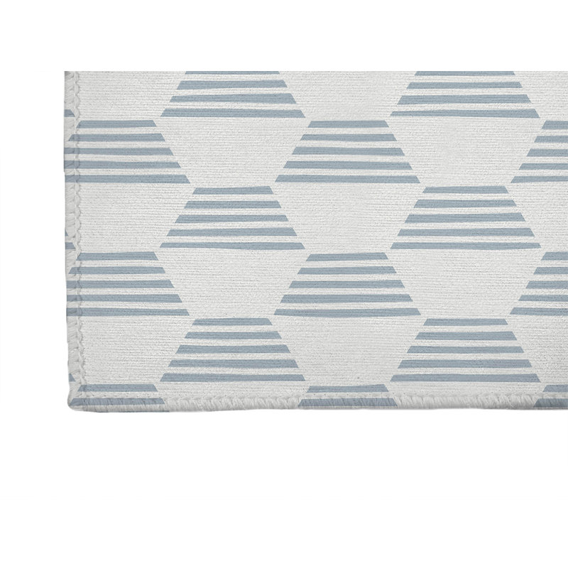 Hexaline Non-Slip Outdoor Rug, Runner 2'6" x 8'