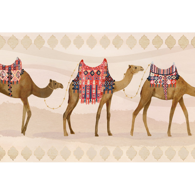 Meet Me In Marrakech D by Victoria Borges - Painting on Canvas, 20cm H x 30cm W, Wrapped Canvas