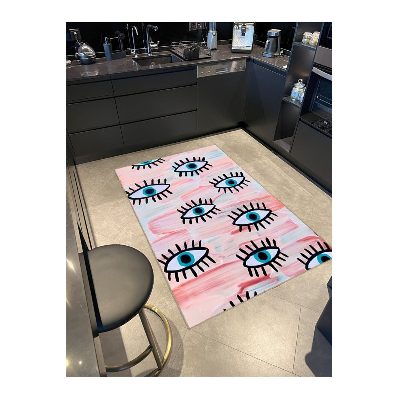 Tapis décoratif lavable à la machine, Sous-tapis carré 3 pi 3 po inclus