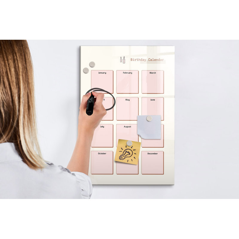 Magnetic Glass Dry Erase Board