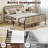 Ceira Rattan Bed Frame With Headboard, Boho Bed Frame Platform-307239776
