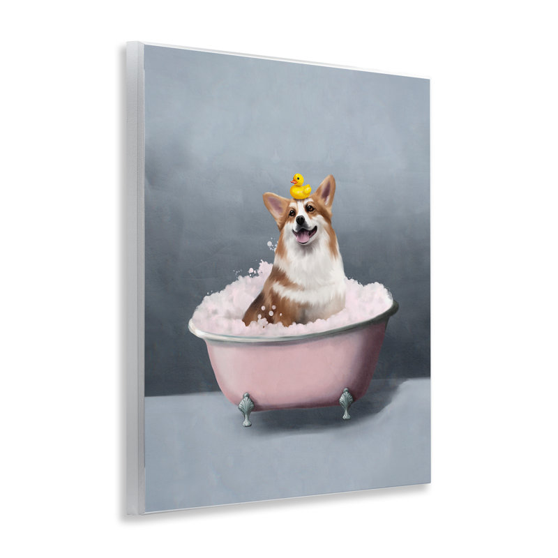 Art mural Corgi in Bath par Svetlana Aleynikova