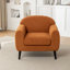 Chaise d'appoint rembourrée avec accoudoirs ronds Deivi-1632049330