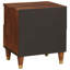 40cm W Solid + Manufactured Wood Bedside Table
