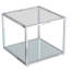Harrie Glass Top Coffee Table-66151015-66151016