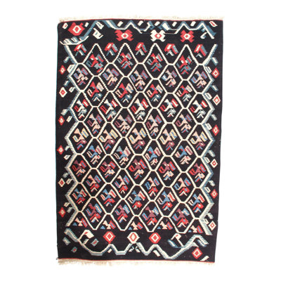 Canvello Turkish Kilim Rug - 6'1" X 9'1"