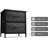 Sorbus Nightstand with 2 Drawers in Rustic-520259290