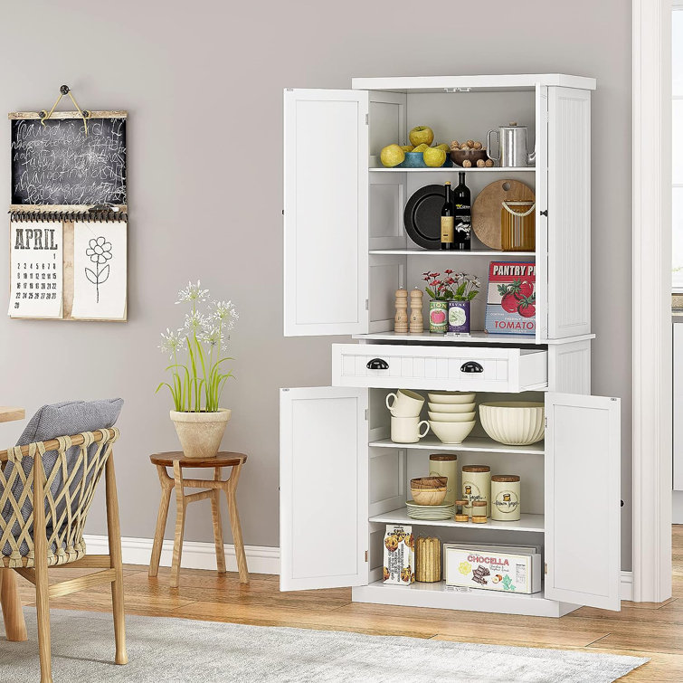  Kcelarec Traditional Freestanding Kitchen Pantry