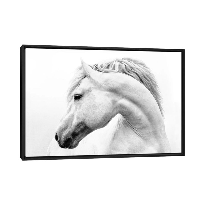 «Head Turner», impression sur toile, H 18 po x l 26 po x P 1,5 po, Toile avec cadre noir, Pas de tapis