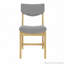 Ensemble de salle à manger 5 pièces - 1 table en bois massif + 4 chaises rembourrées, mobilier de style campagnard pour la cuisine et la salle à manger, ensemble de salle à manger minimaliste pour 4-16225675