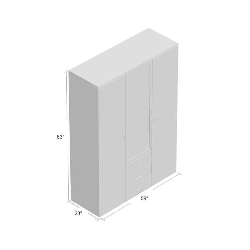 Hartranft Armoire, White