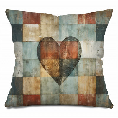 Coussin Heart, coussins en sergé de coton symbolique