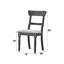 Chaise d'appoint rembourrée (ensemble de 2)