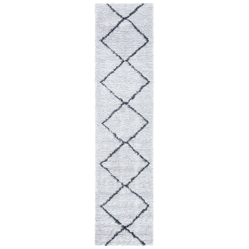 Tapis à poils longs Poulsbo, Tapis de couloir 2 pi 2 po x 9 pi