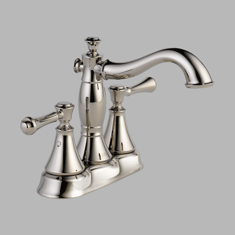 Cassidy™ Centerset Bathroom Faucet with Drain Assembly, Brilliance Polished Nickel