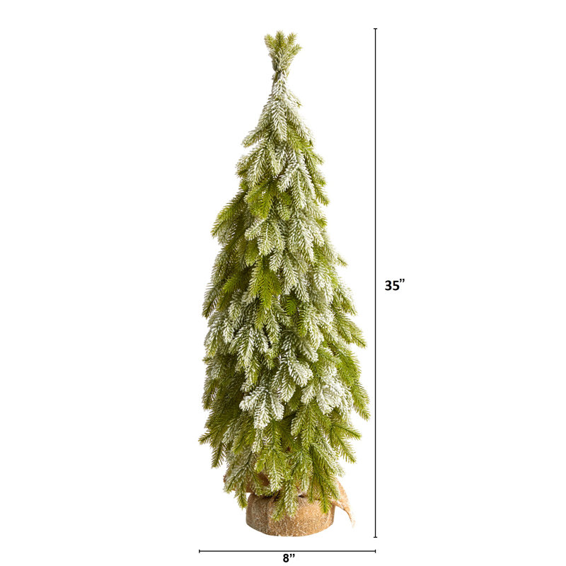 Arbre de Noël artificiel neige enneigé