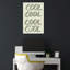 Impression d'art contemporain abstrait «Cool Word Art»-233320483