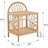 Deloris 20'' W Wicker / Rattan Nightstand-21774523
