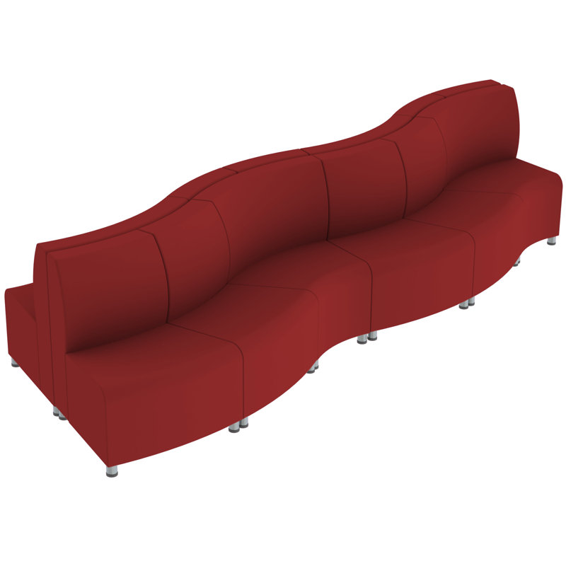 Ensemble de 12 chaises Pro Crest Connect, Cramoisi