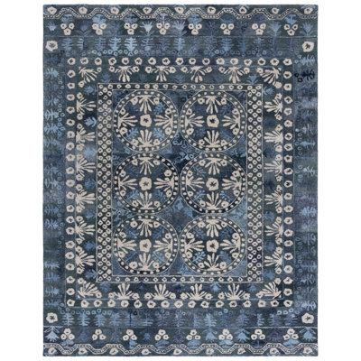 Malvene Hand Tufted Performance Southwestern Rug