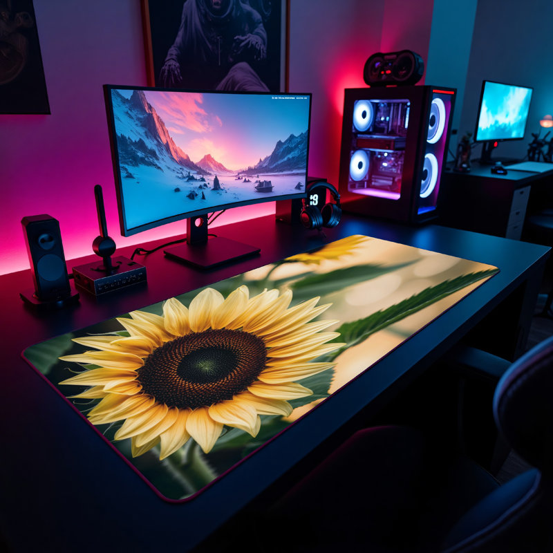 Polyester Desk Pad, 23.6x13.8