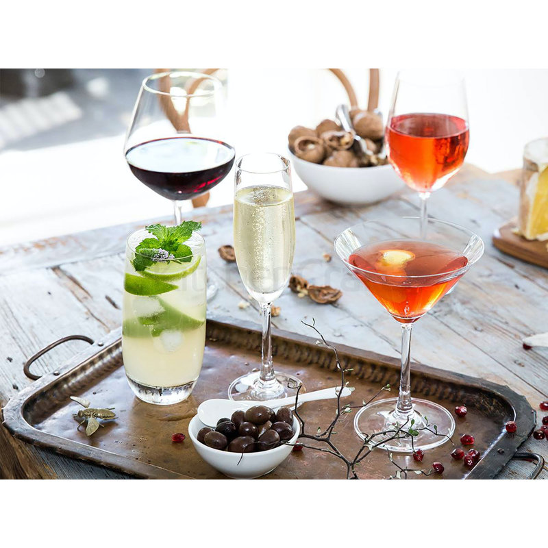 Maxwell & Williams Vino Set of 6 180ml Flute Glasses