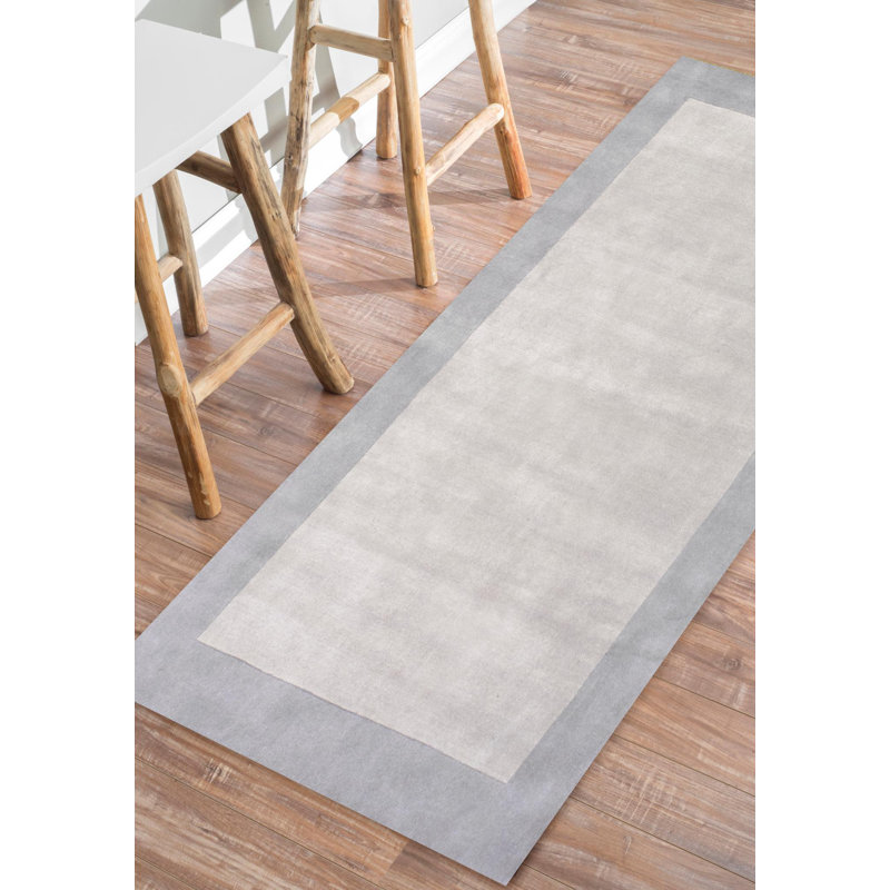 Vandervoort Wool Hand Woven Area Rug, Runner 76 x 244cm