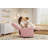 360° Swivel Rocking Recliner Chair with Adjustable Backrest, Cozy Linen/Corduroy Armchair for Living Room-781222081