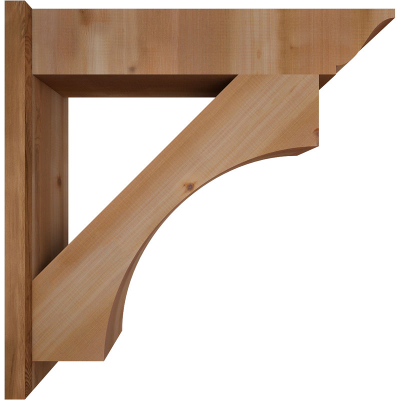 Persienne en bois Westlake, P 32 po x H 32 po, Cèdre rouge occidental l 7 1/2 po (lisse)
