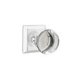 Double Dummy Providence Crystal Knob with Quincy Rose