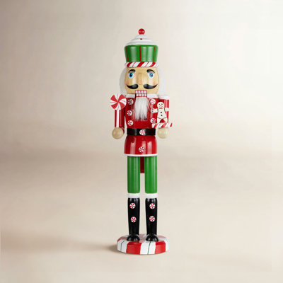 Peppermint Candy Nutcracker Figurine