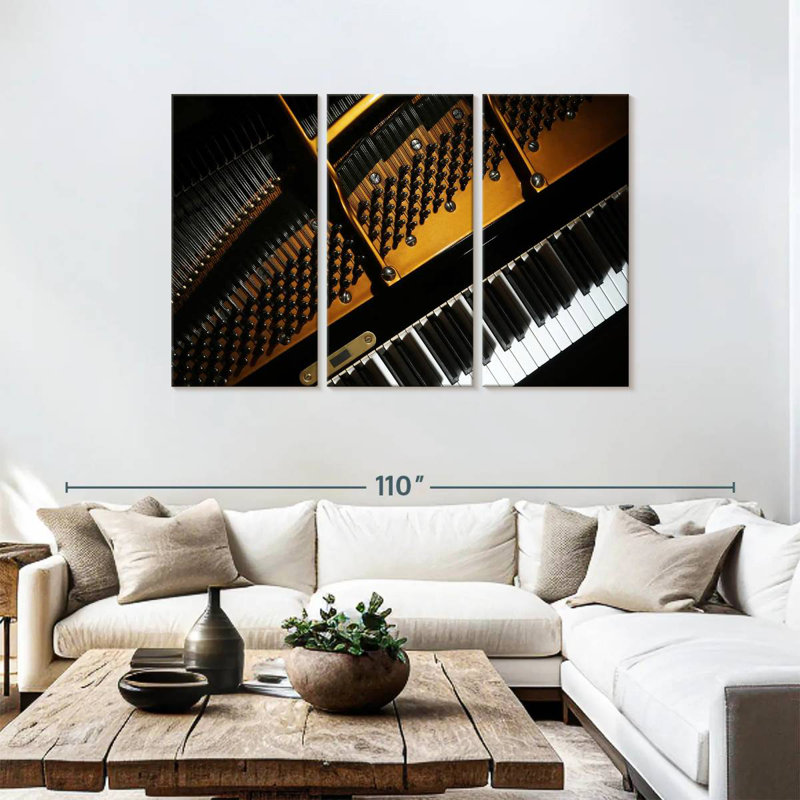 Abarca Inside The Piano, 48" H x 74" W