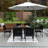 High-Quality Steel Outdoor Table And Chair Set, Suitable For Patio-1485774539