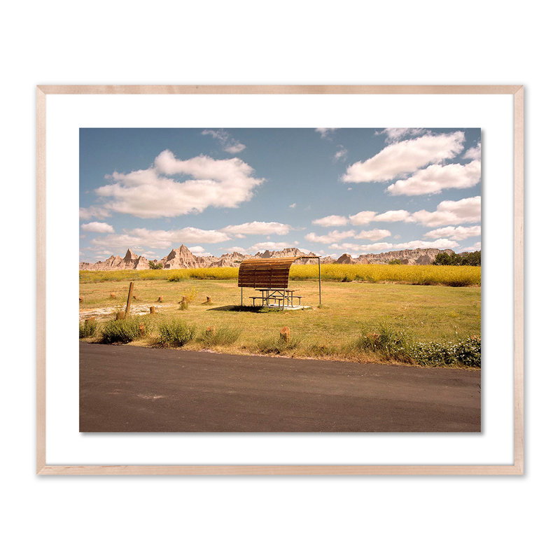 Badlands SD Print by Ryann Ford, 32" H x 40" W x 2.5" D, Natural