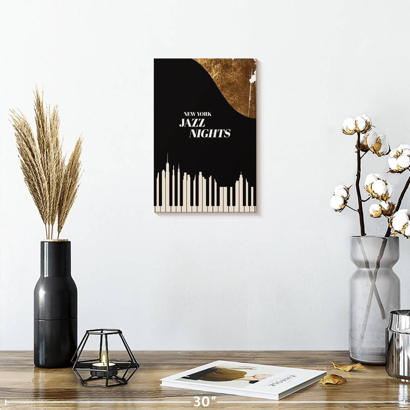 Abarca Jazz Nights, 12" H x 8" W