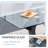Crystalynn Modern 63-Inch Rectangular Glass Top Dining Table Set-516533348-473354317