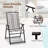 Nairobi Metal Outdoor Folding Dining Armchair