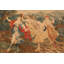 Tapisserie romaine antique en laine et soie 17ème siècle