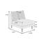 Canapé modulaire moderne rose et chaises incluses, tissu d'ameublement de salon 5 pièces en rose, avec chaises, coussins moelleux