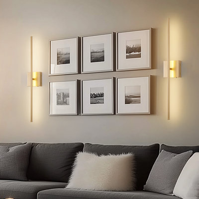 2-Pack Rechargeable Wall Sconces with Remote Control, Non-Hardwired