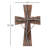 Rustic Wood Wall Cross 18" Tall