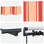 VidaXL Fabric Cover Retractable Patio Awning-130830925-130830928-130830929