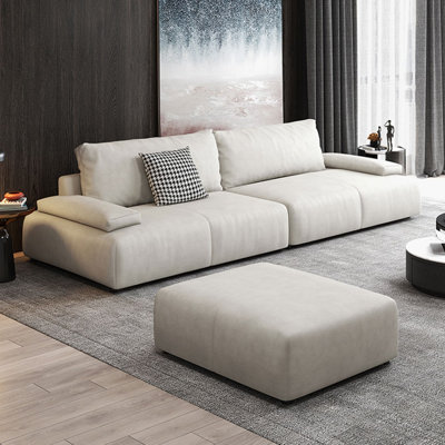 Coussin blanc modulaire 100% polyester