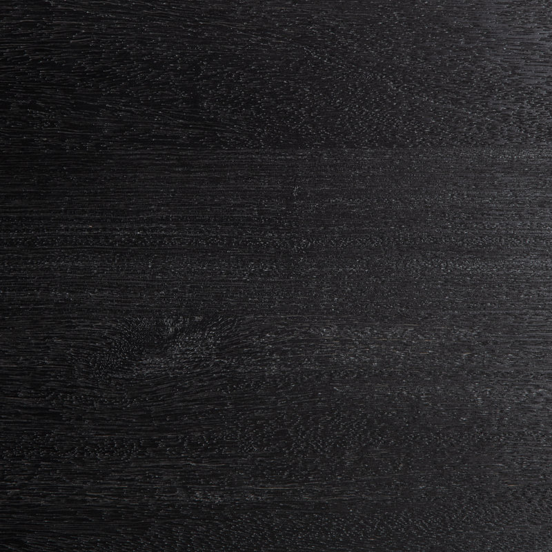 Bureau en bois massif Urbana, Noir