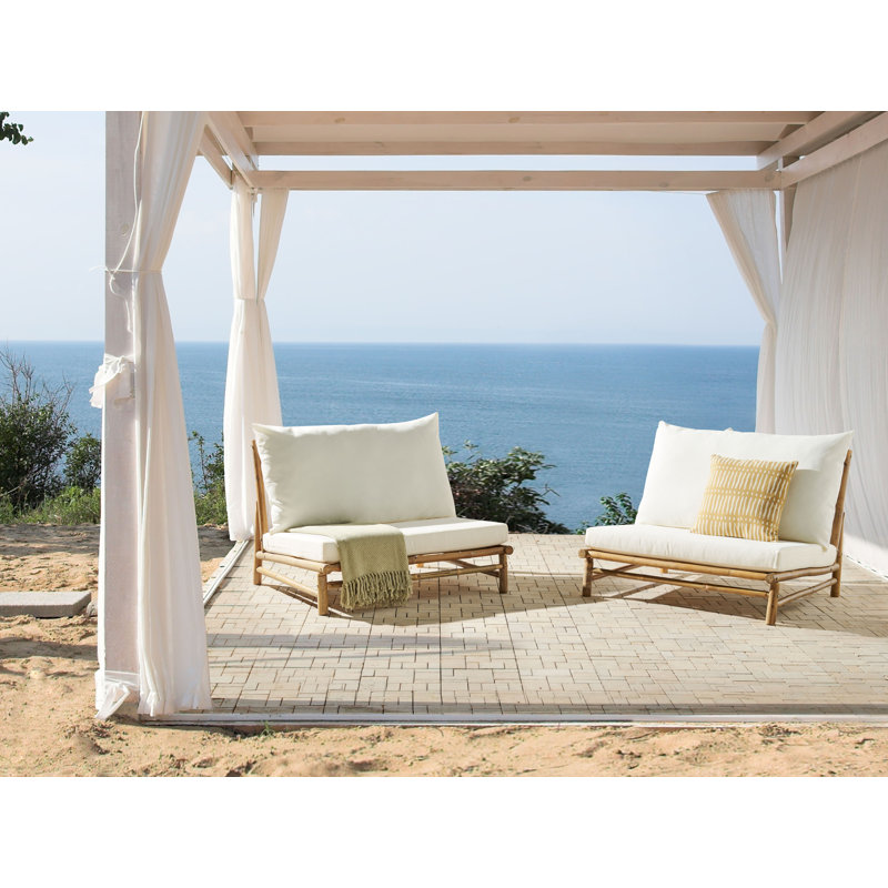 Aliyaah Outdoor Lounge Chair, Beige