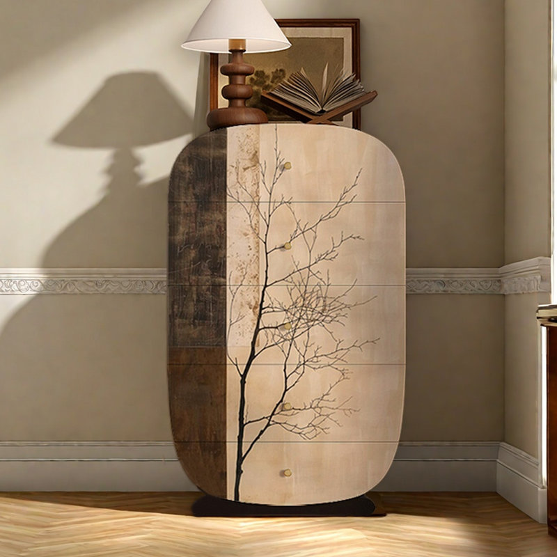Armoire à tiroirs multifonctionnelle dans le salon