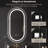 LED Mirror for Bathroom Oval 16"x32"-334935454